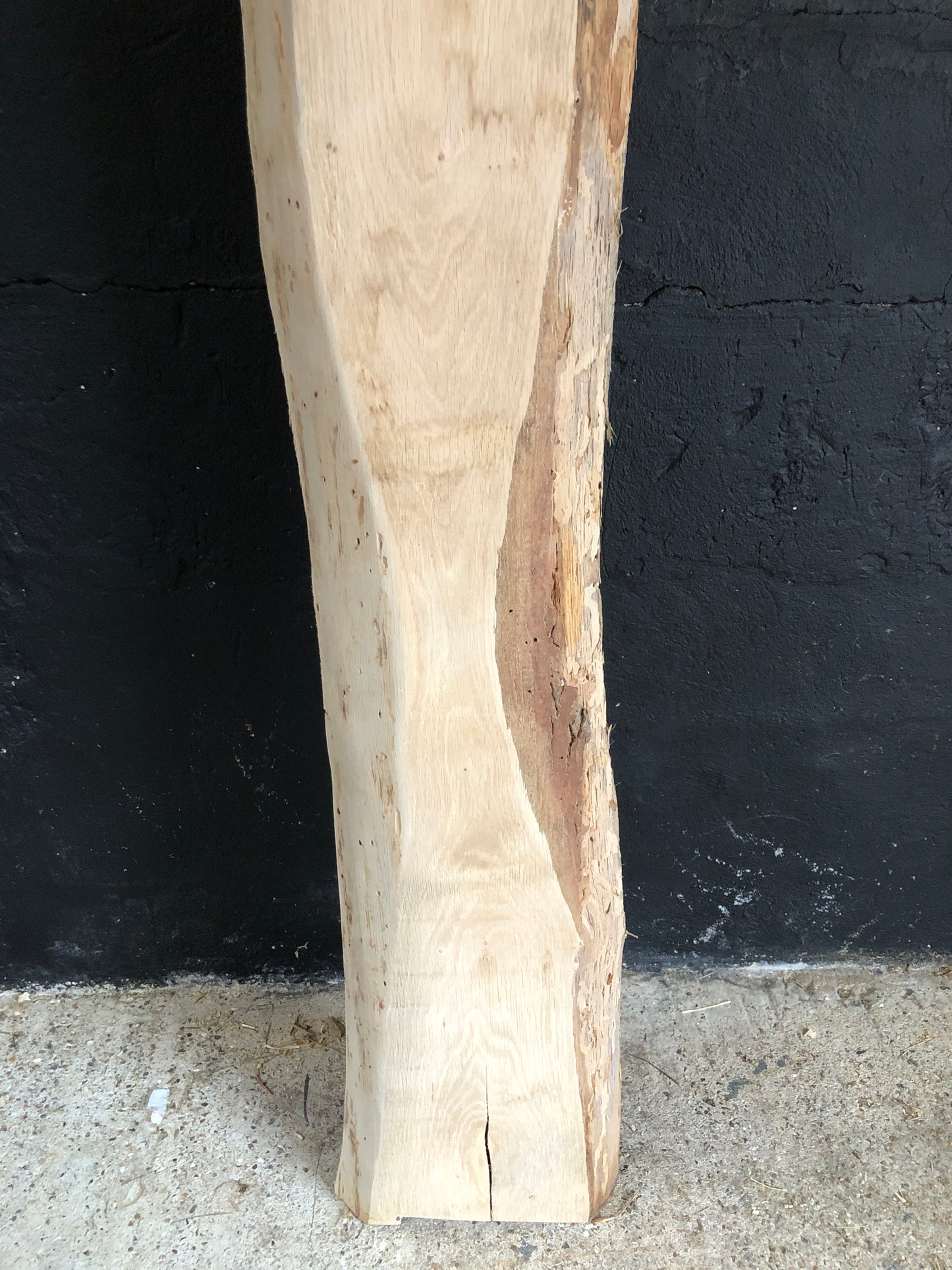 2.4m English Oak Board. Kiln dried; planed; thicknessed. Item O1.
