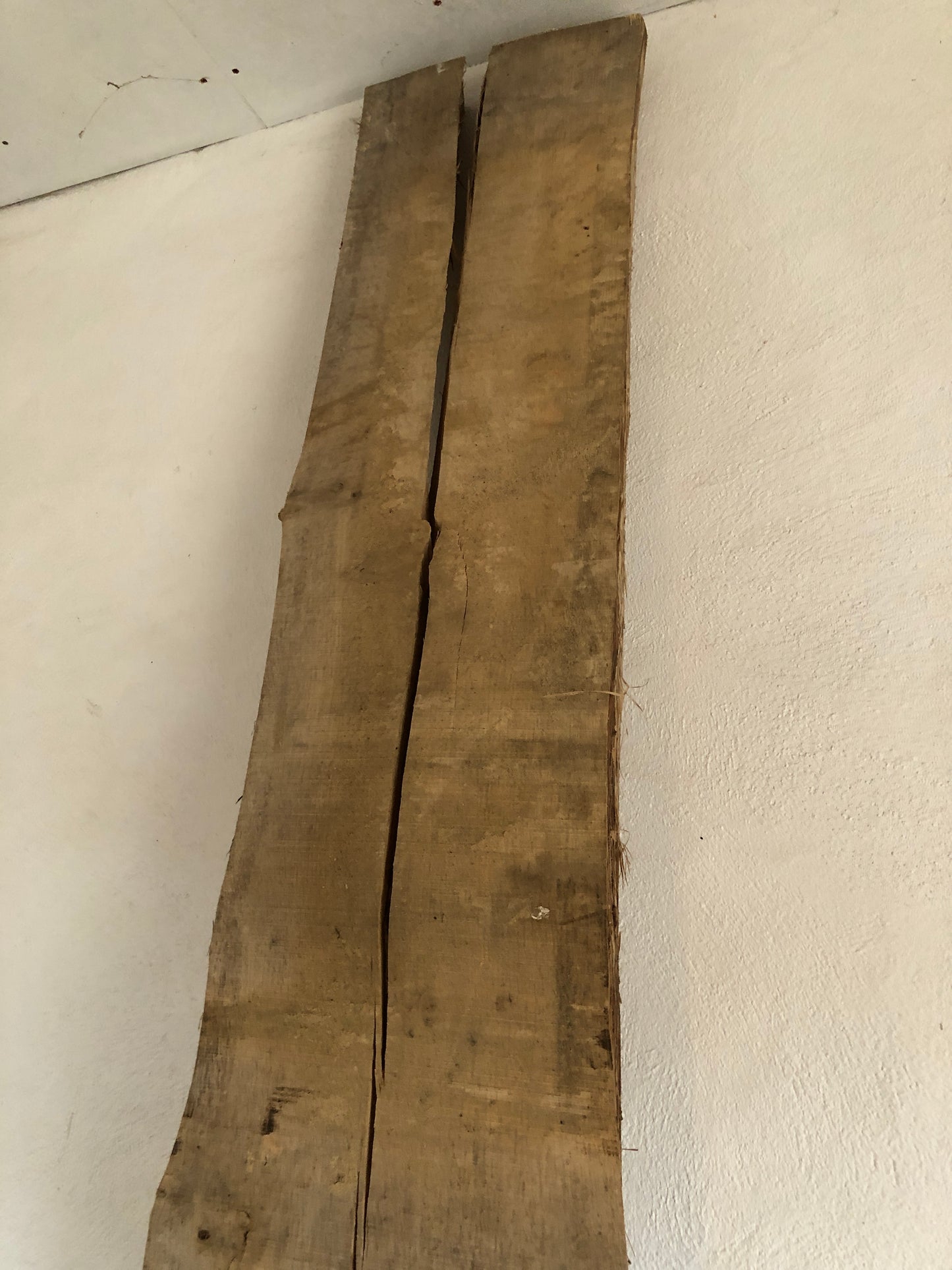 2.95m English Oak kiln dried board/slab. Item O3.