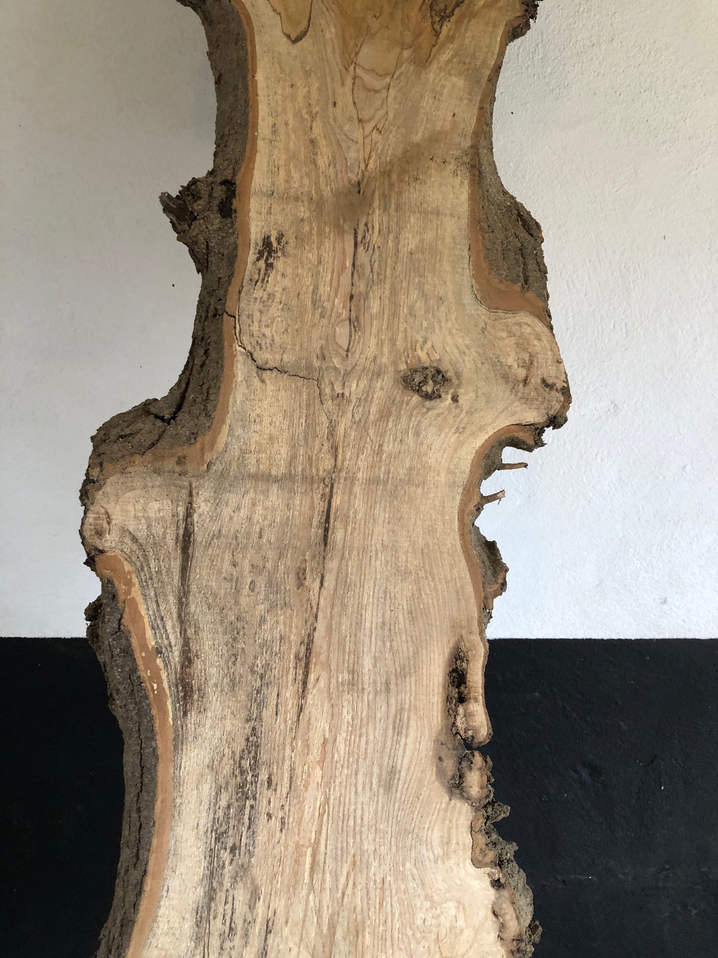 3.05m slim slab / board of spalted English Ash. Item A1.