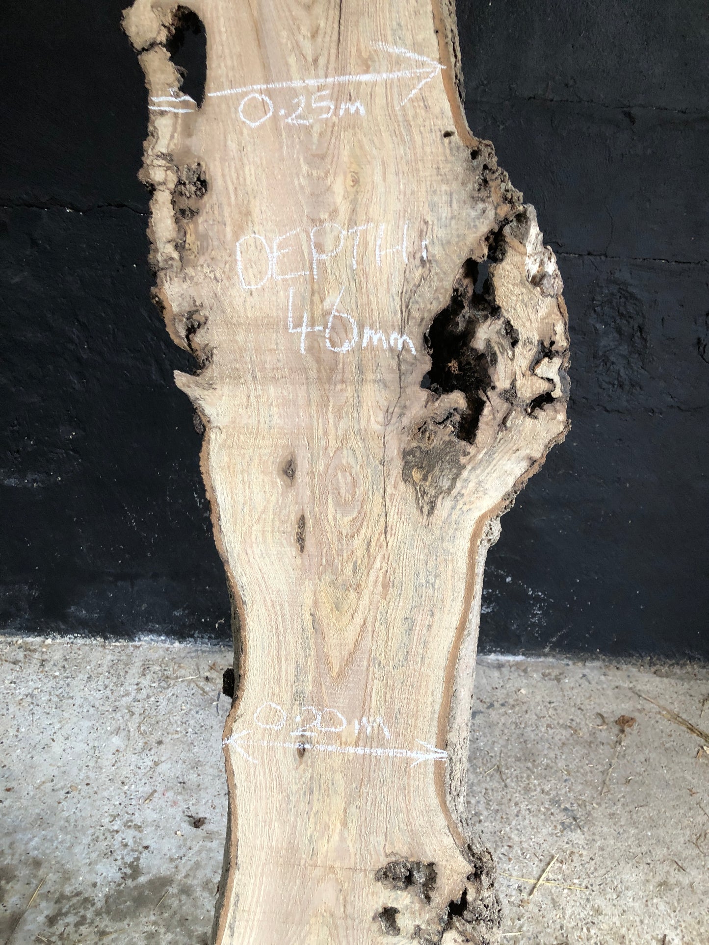 3m board / slim slab of spalted English Ash. Item A2.