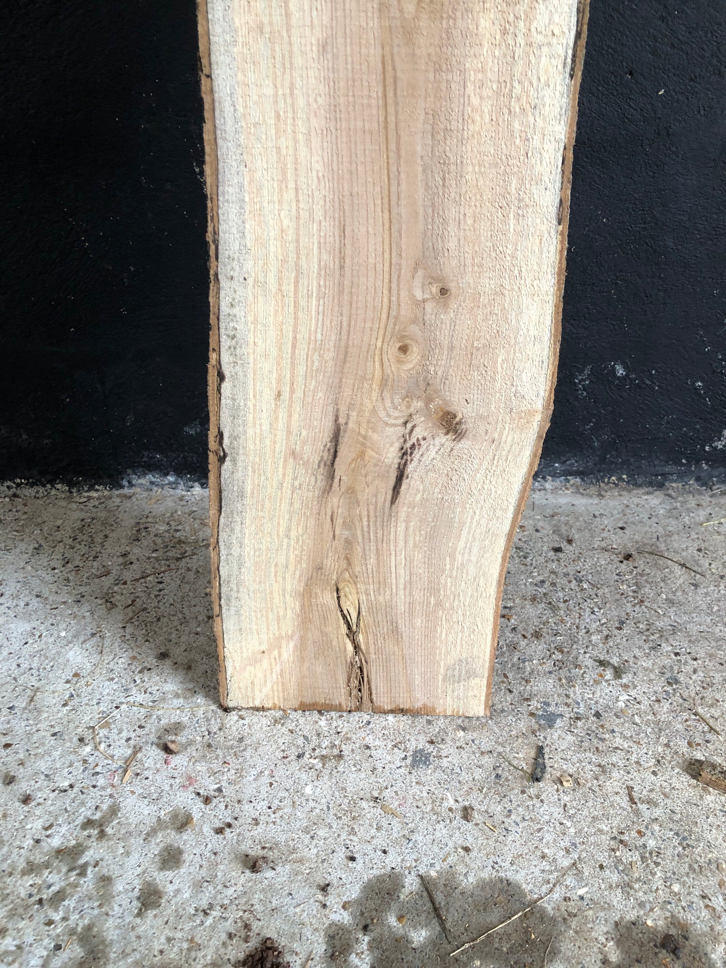 2.25m English Ash slab / board. Light spalting. Item A5.