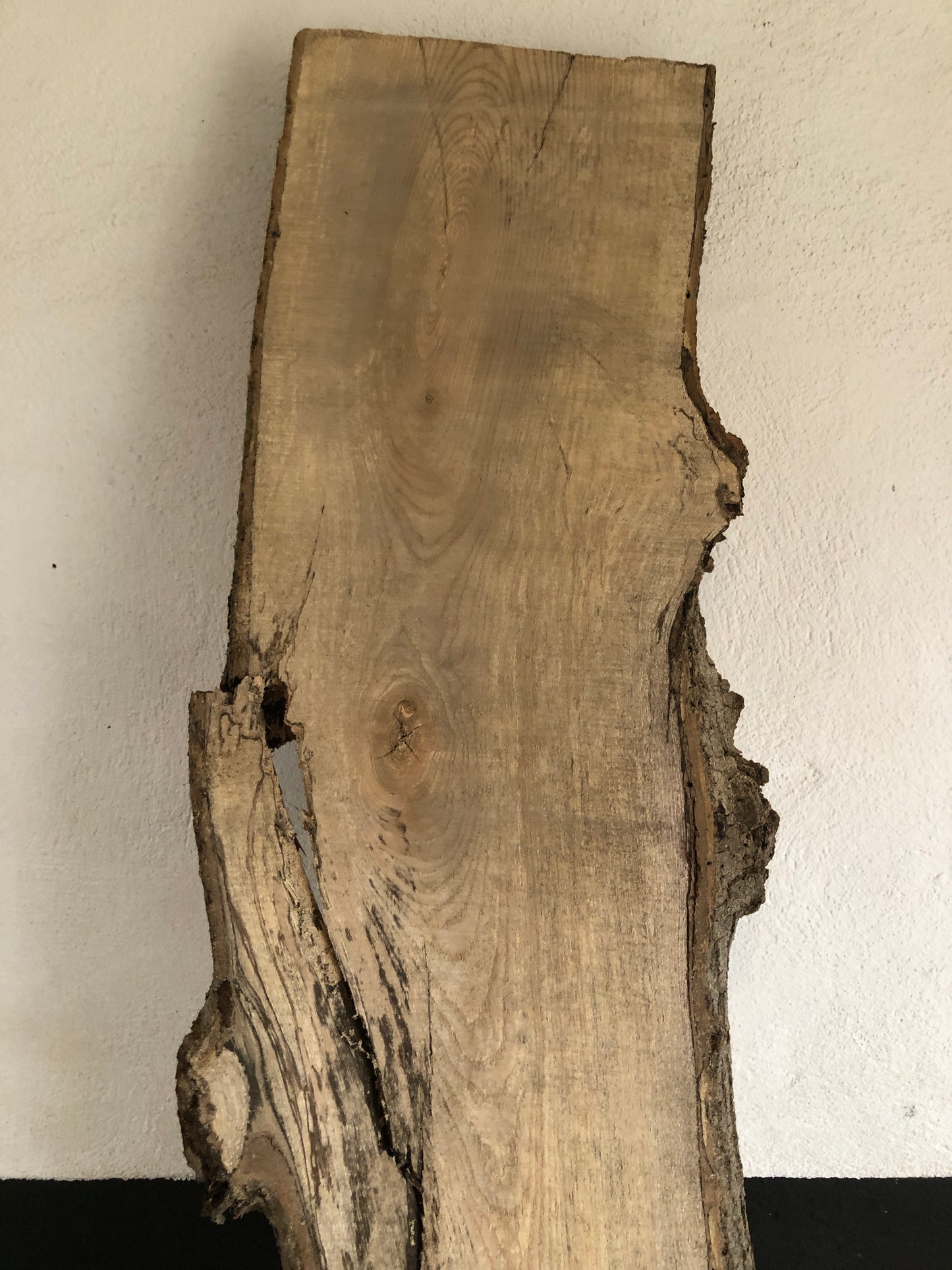 2.25m English Ash slab / board. Light spalting. Item A5.