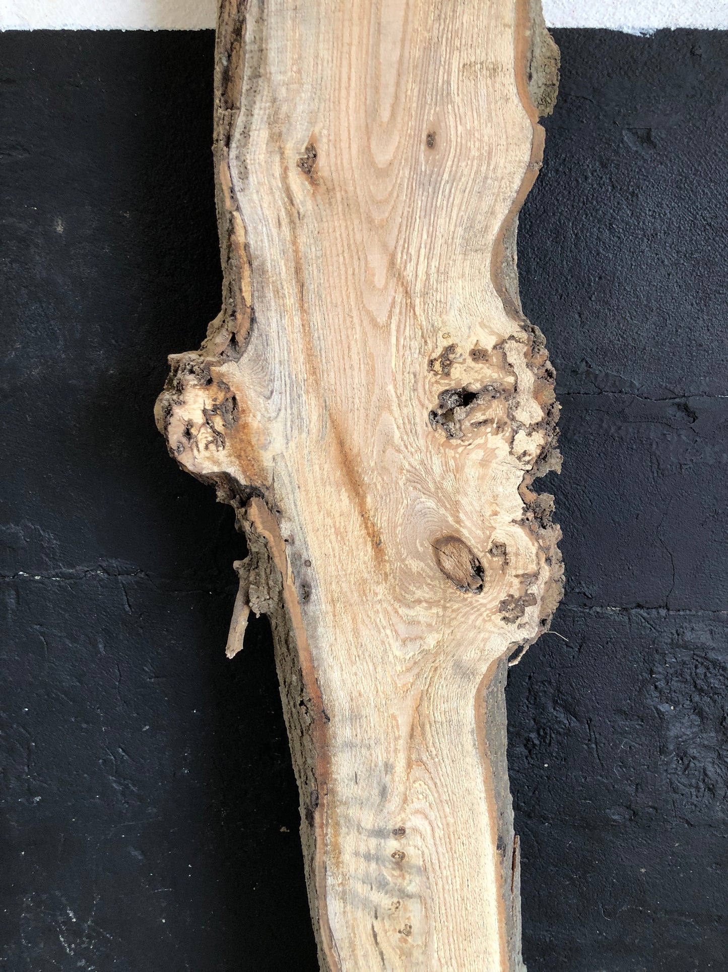 2.25m English ash slab / board. Light spalting. Item A6.