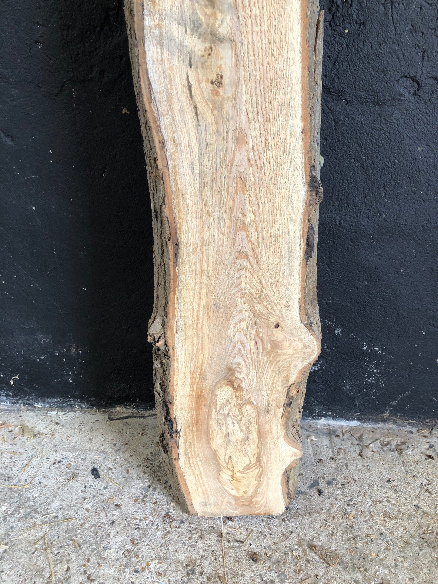 2.25m English ash slab / board. Light spalting. Item A6.