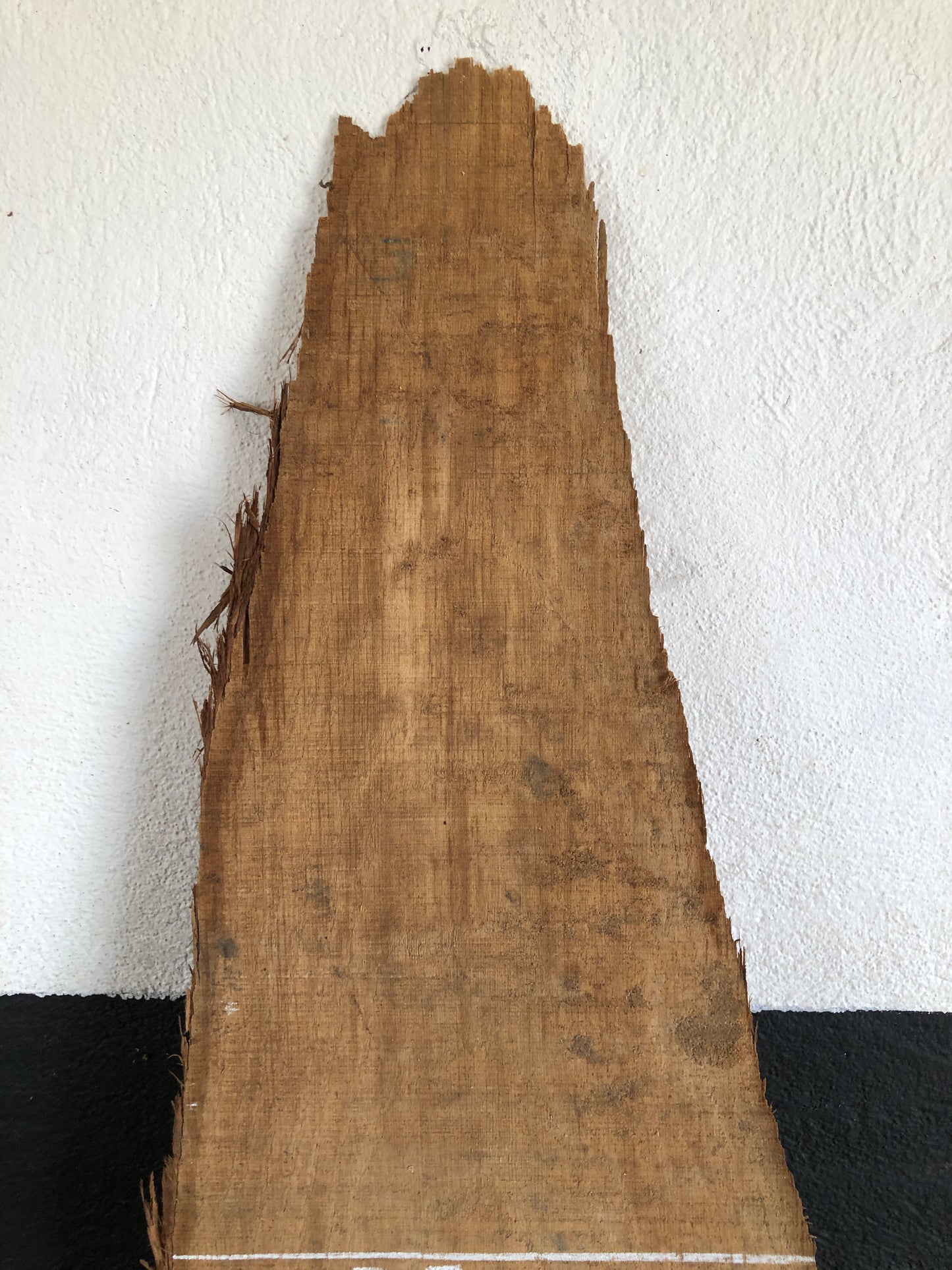 1.8m English oak wedge-slab. Item O14.