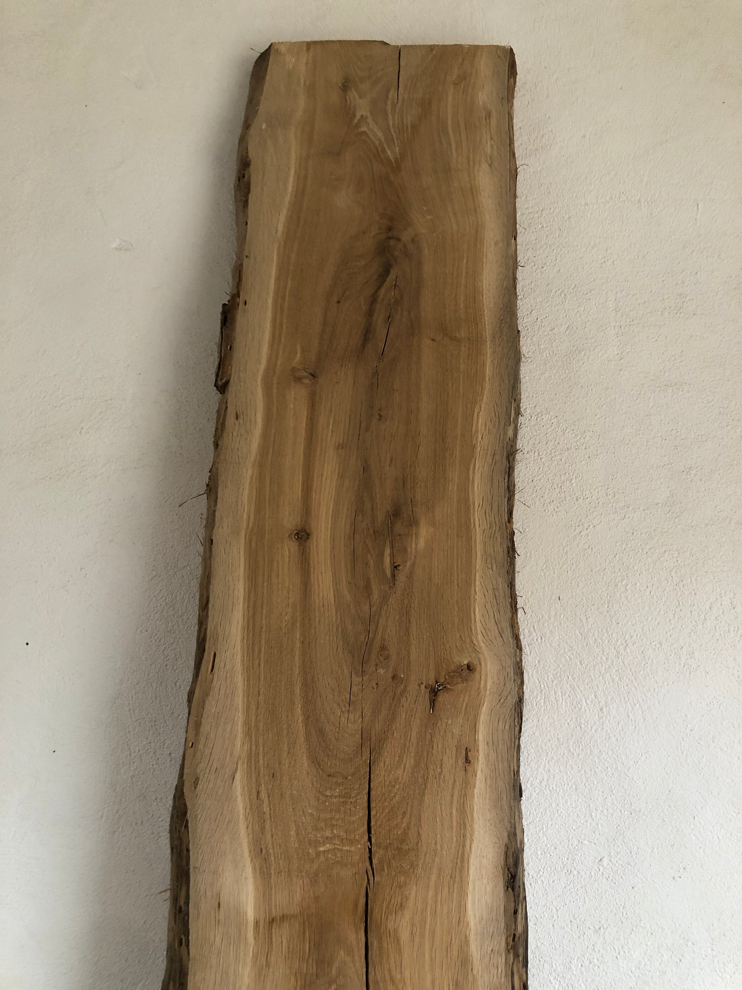2.55m x 0.33m English Brown Tiger Oak Slab, kiln dried. Item O2.