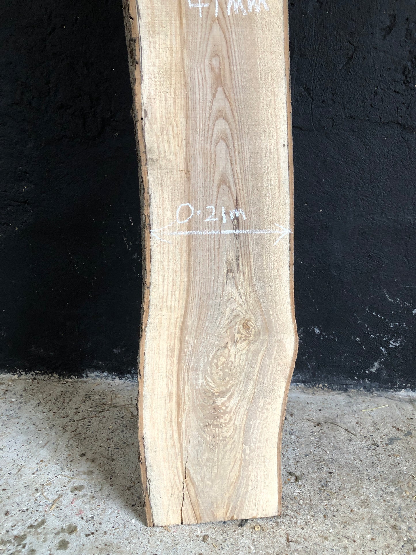2.25m slab / board of English Ash. Item A4.